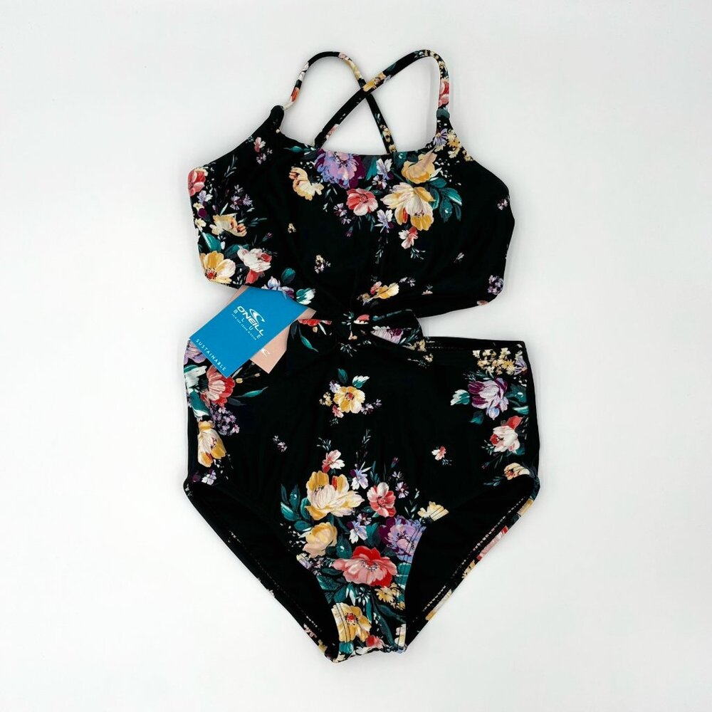 NWT O'NEILL Girls Rosetta Knot One Piece Swimsuit - Size 8